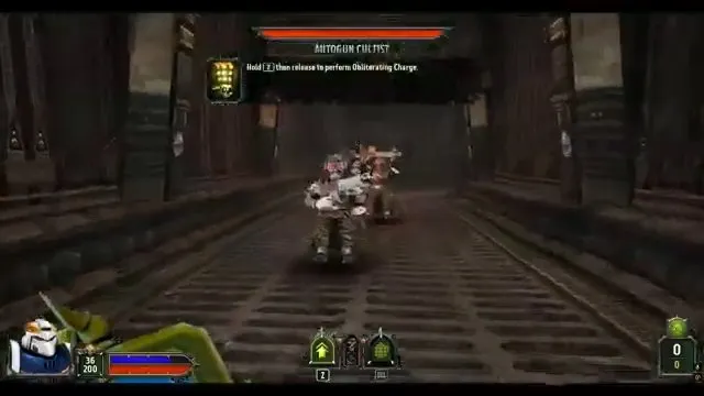 Boltgun 2 difficulty and Exterminatus enemies in Shattered Station's metal corridor